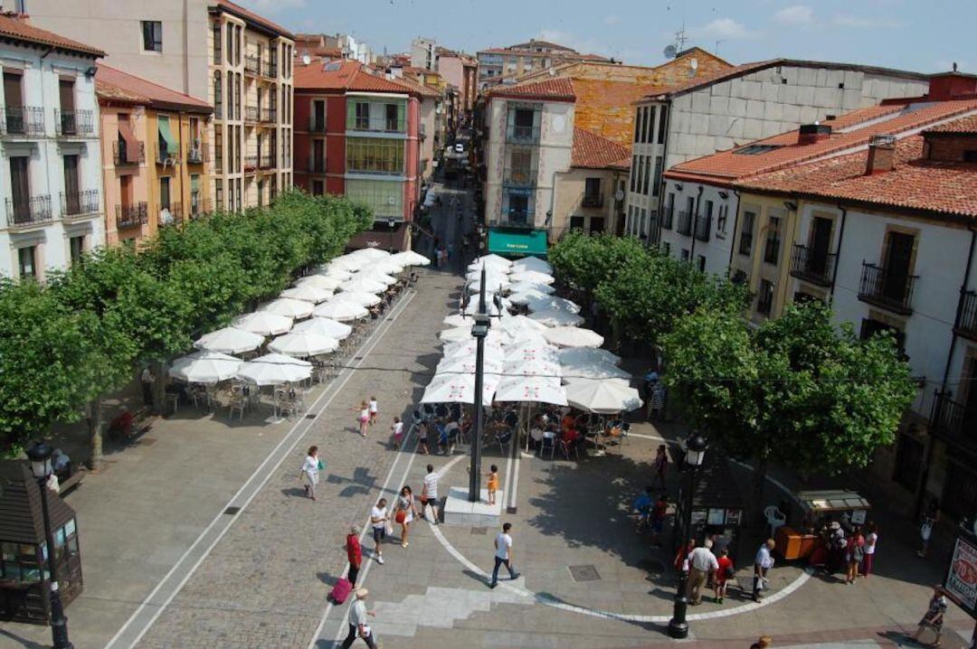 Terraza de los bares de Soria
