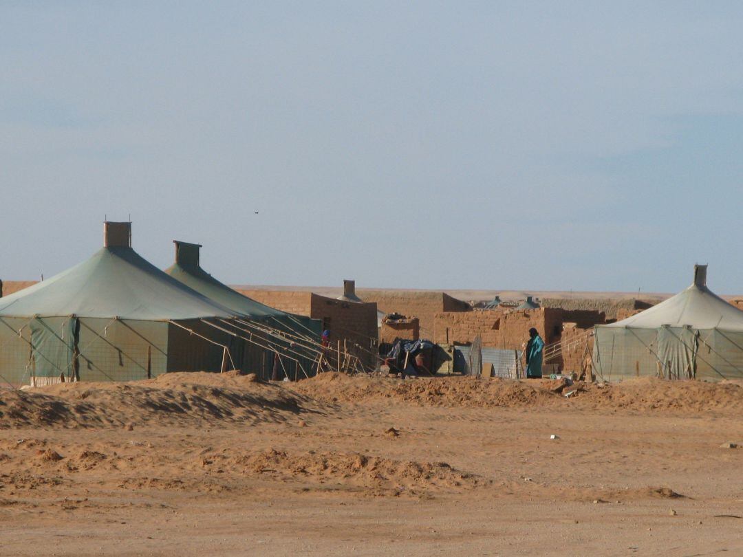 Campo de refugiados saharauis.