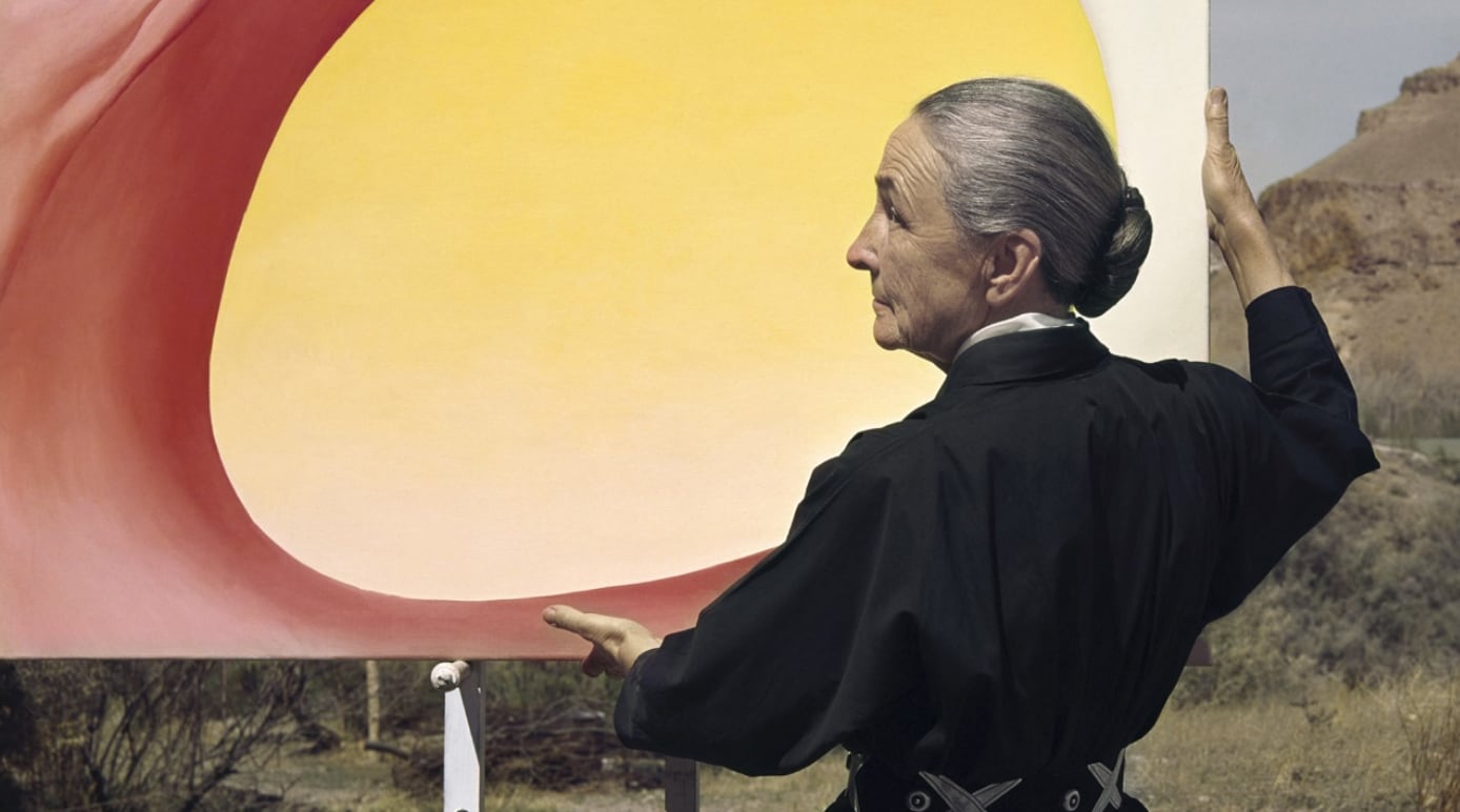 Fotograma del documental &quot;Georgia O&#039;Keeffe: Painter of The Far Away&quot;