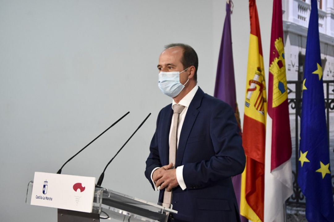 Alberto Rojo en un acto hace unos días