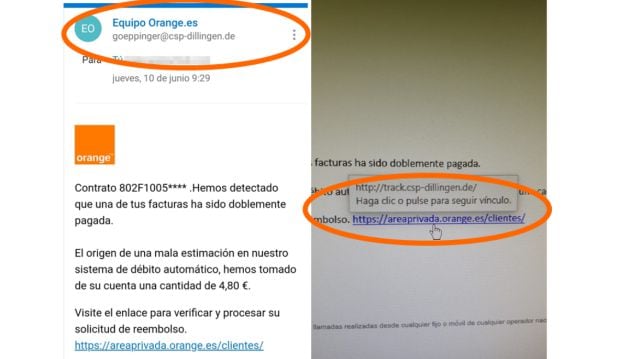 Así es la estafa relacionada con Orange.