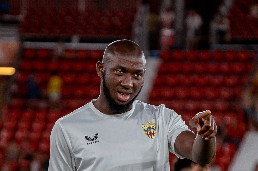 Koné tiene muchas ganas de marcar su primer gol con el Almería.