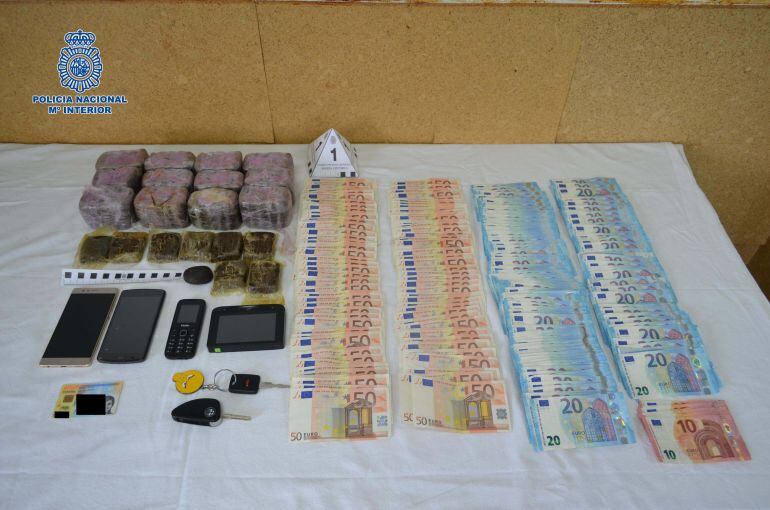 El material que van intervenir a la parella