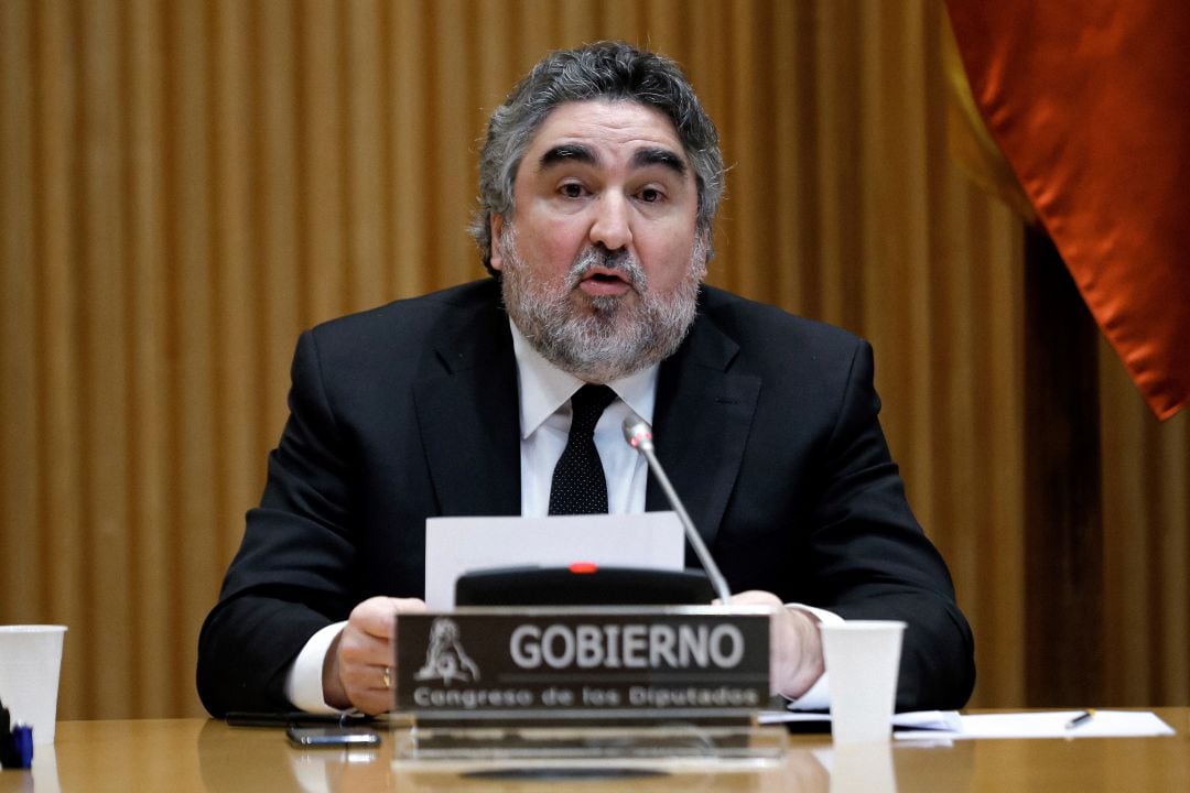 El ministro de Cultura, José Manuel Rodríguez Uribes, en el Congreso