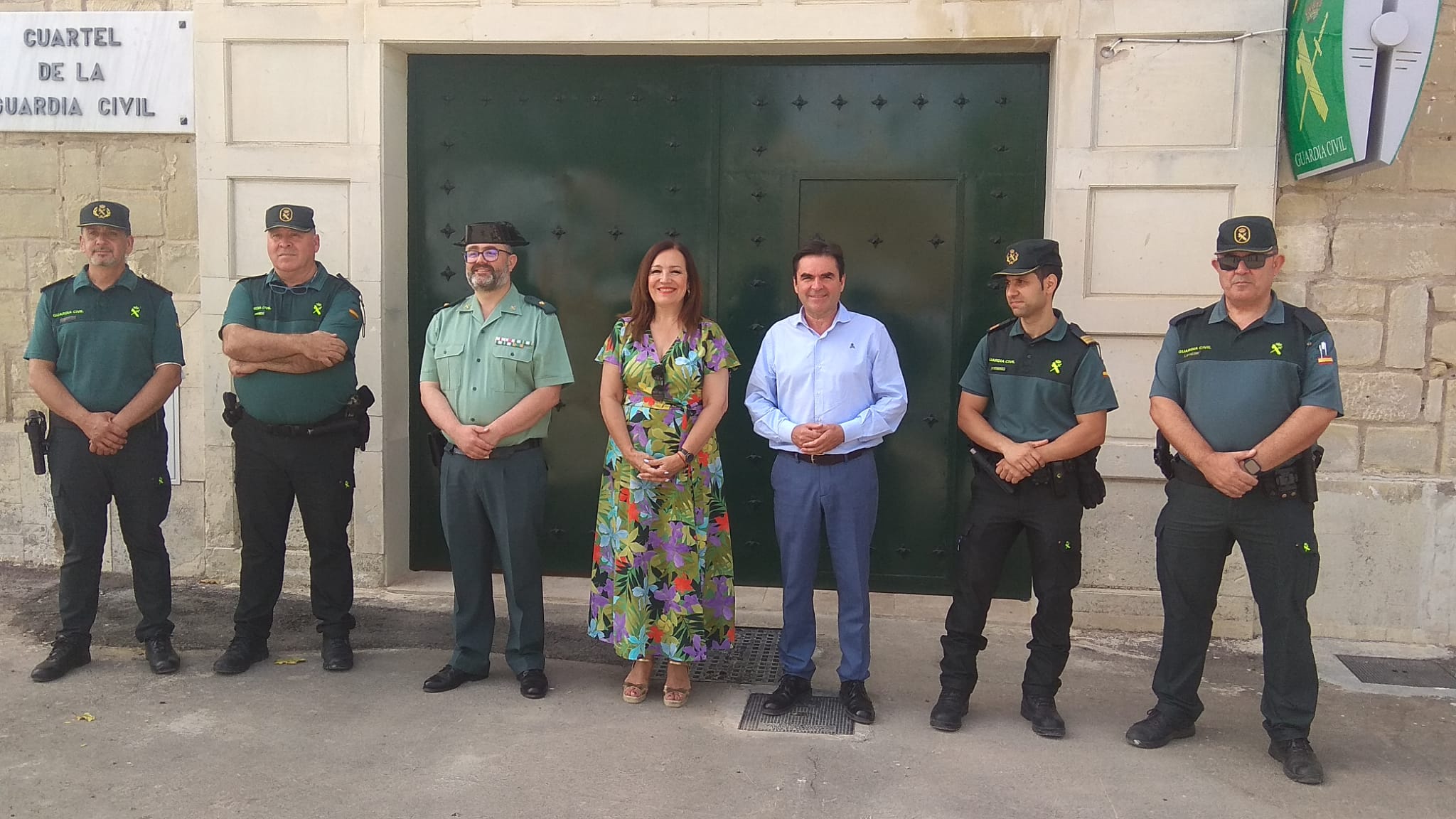 La Guardia Civil está de vuelta en el cuartel de Porcuna tras la remodelación llevada a cabo en el mismo.