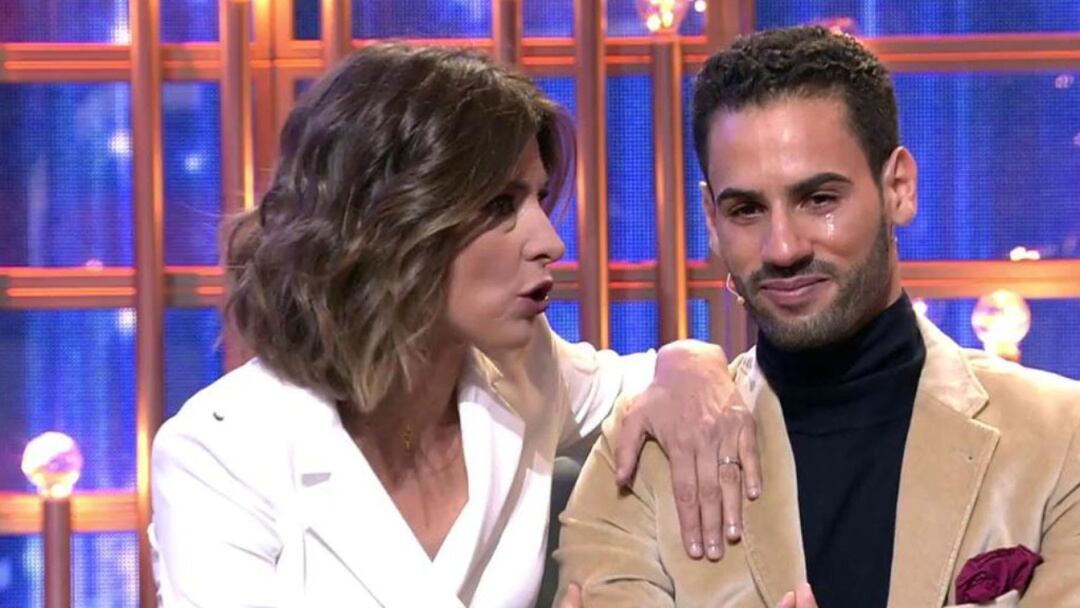 Sandra Barneda y Asraf en el último debate de la sexta edición de &#039;GH VIP&#039;