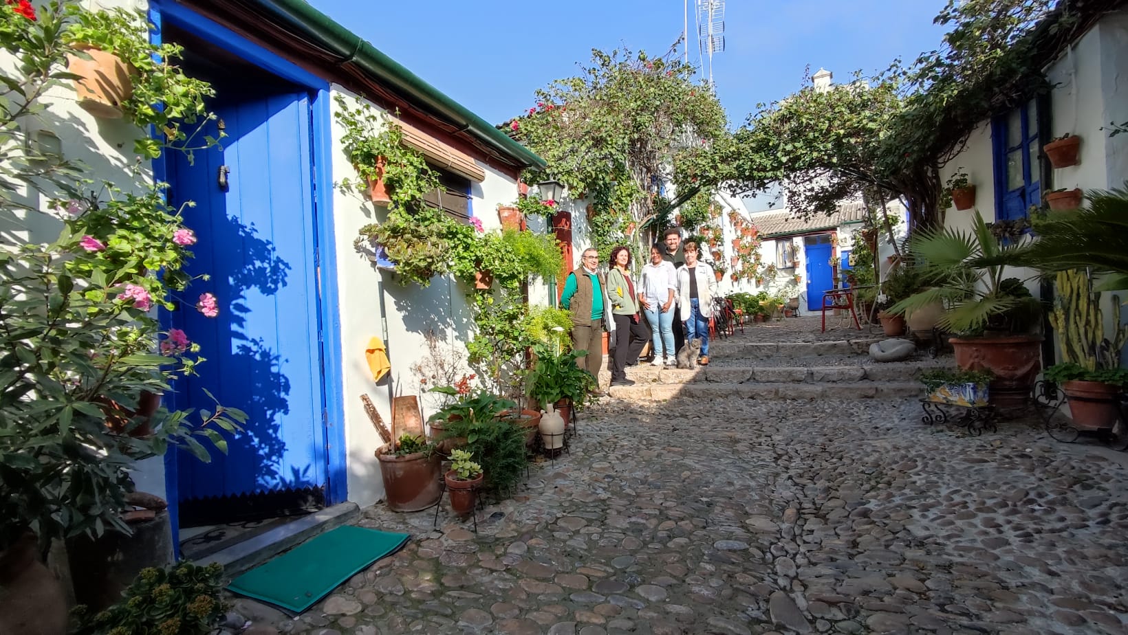El patio de la calle Marroquíes, 6 en Córdoba, uno de los más premiados de la Fiesta de los Patios de Córdoba