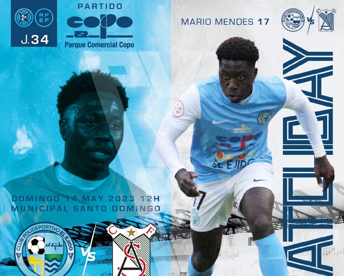 El cartel del partido en Santo Domingo.