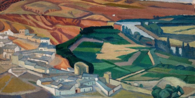 &quot;Paisaje cerca de Toledo&quot; del mexicano Diego Rivera ha sido subastado por más de un millón de euros 