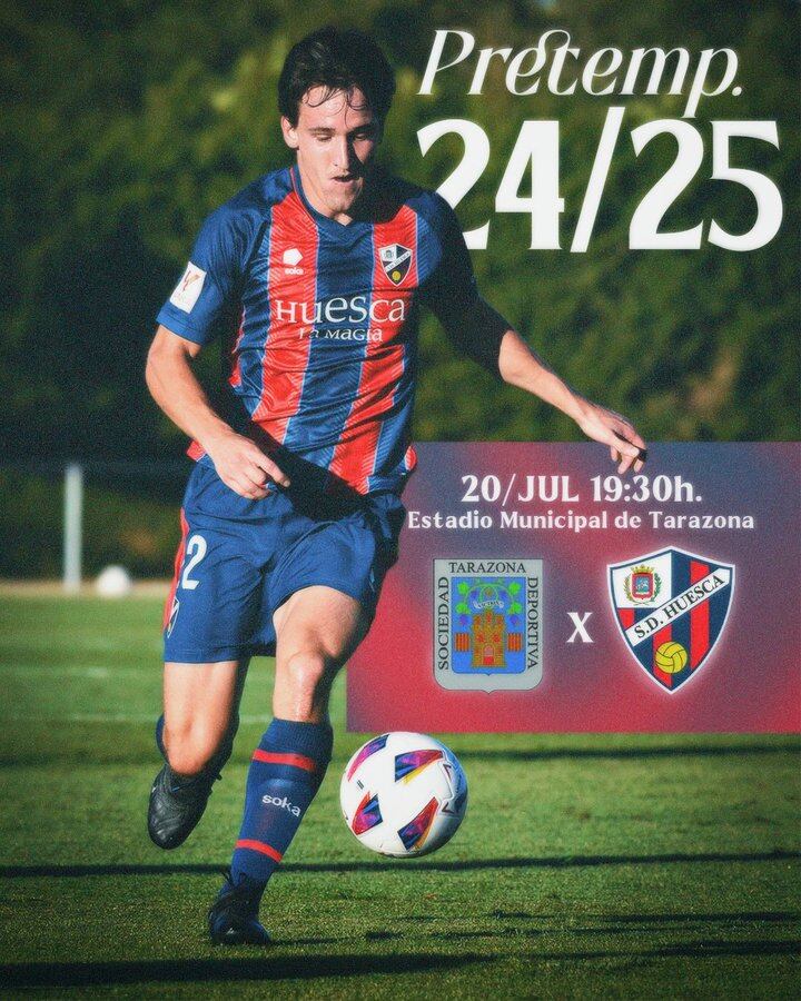 El Tarazona se suma a los rivales de la SD Huesca en la pretemporada