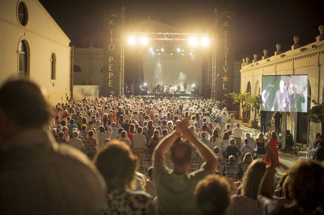 Uno de los conciertos de la pasada edición del Tío Pepe Festival