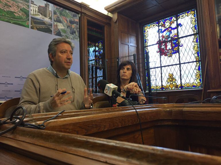 El delegado Pedro Alegre en la rueda de prensa donde se han dado a conocer los datos del SAC.