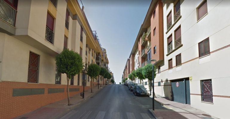 Calle Salobreja de Jaén capital.