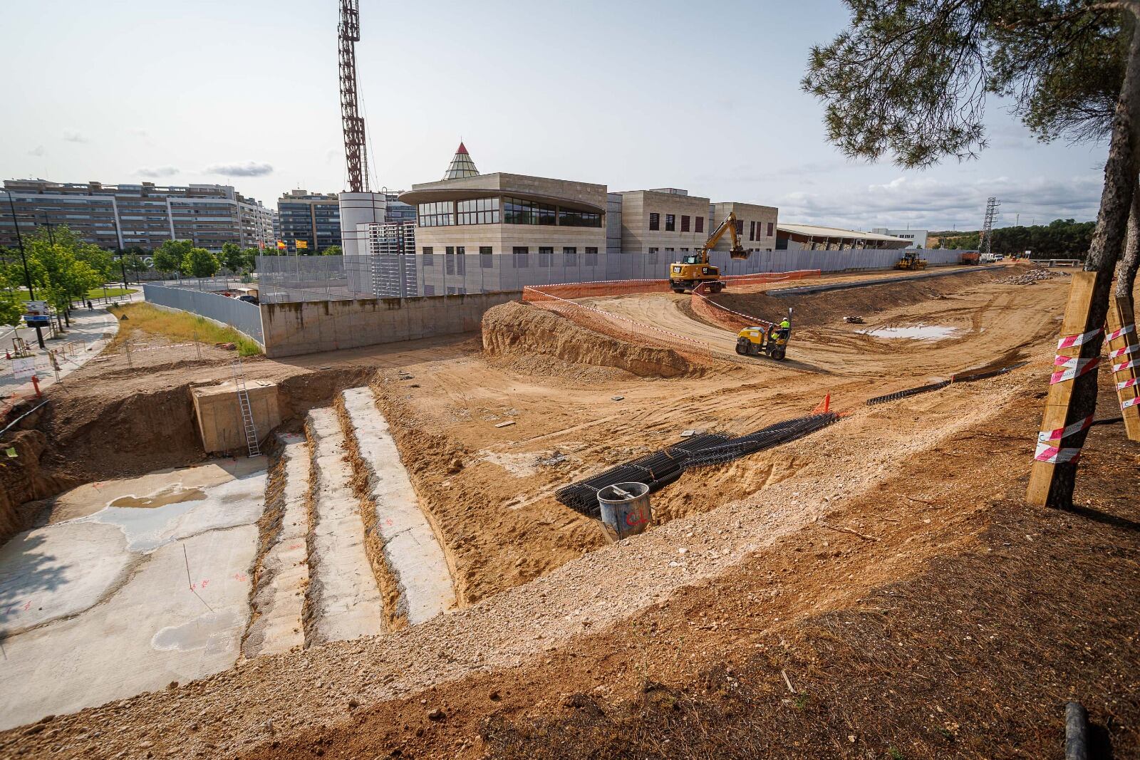 El canal de alivio en el Barranco de la Muerte estará listo a finales de mes en Zaragoza