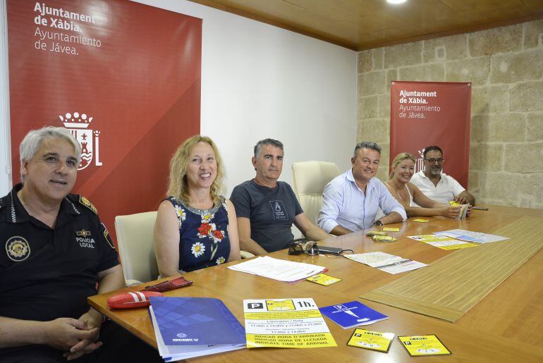 Presentación del nuevo sistema de estacionamiento limitado en Xàbia.