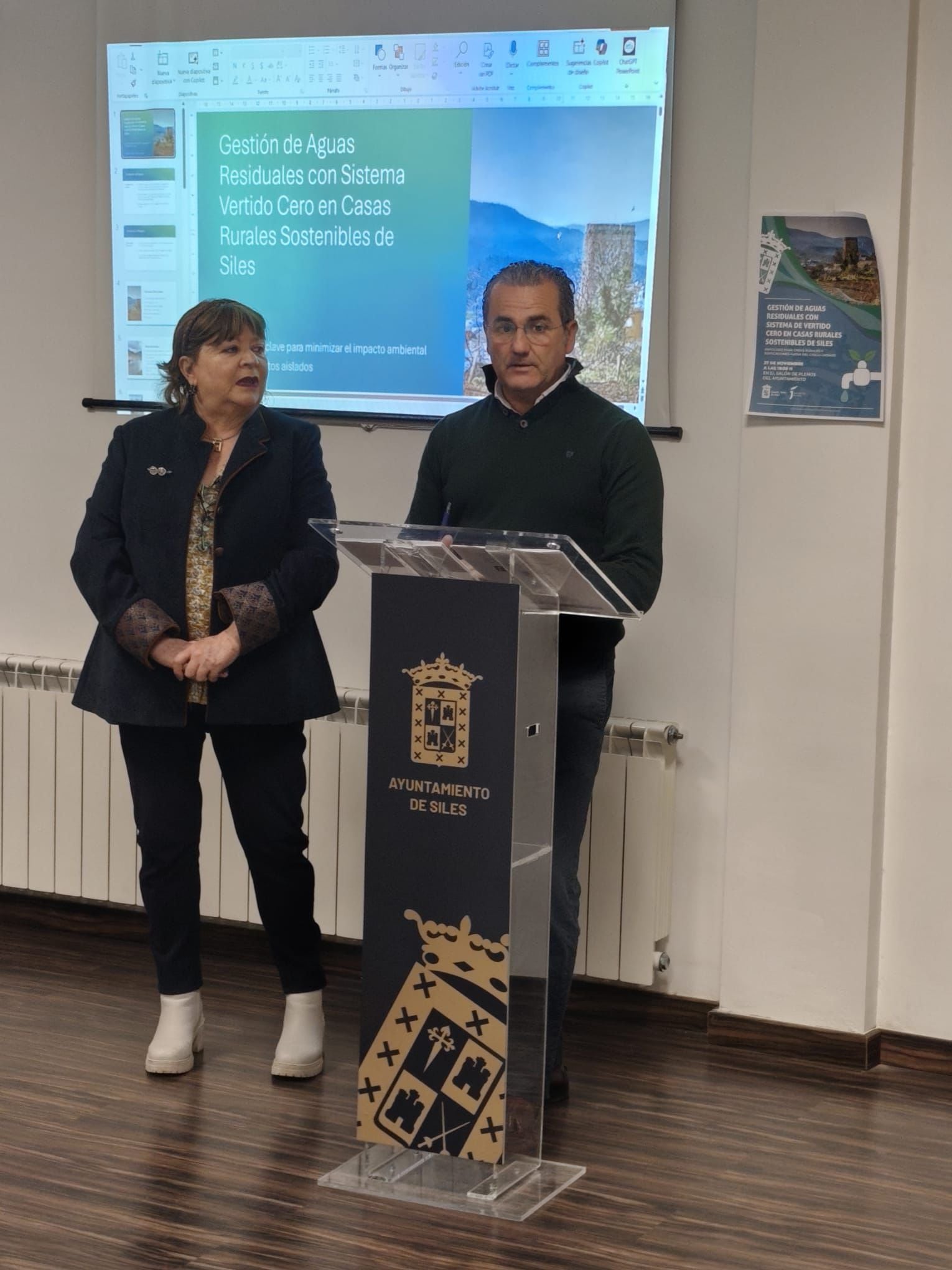 Presentación del proyecto "Vertidos Cero" en Siles