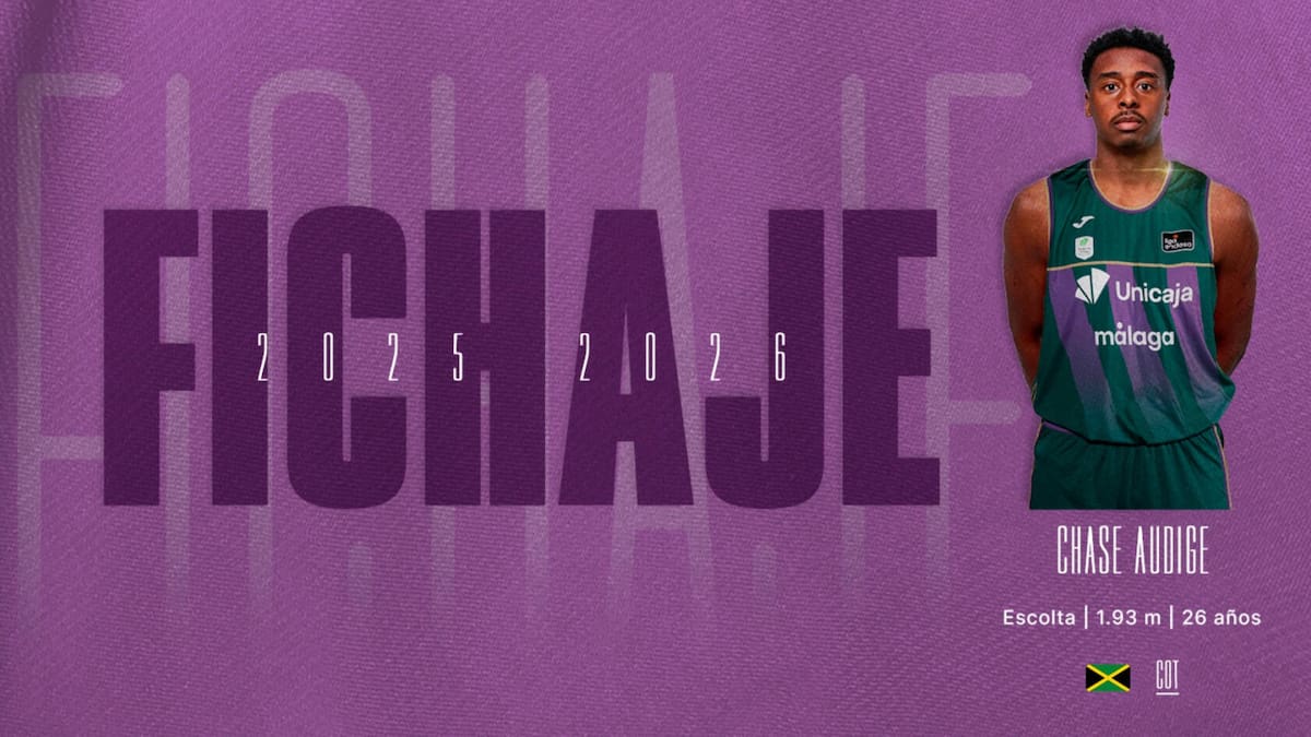 El Unicaja hizo oficial el fichaje de Chase Audige