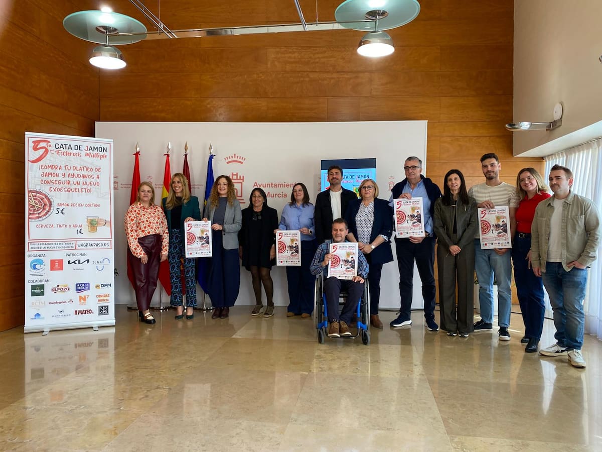 La Asociación Andem celebra una cata de jamón solidaria para conseguir un exoesqueleto para pacientes con esclerosis múltiple