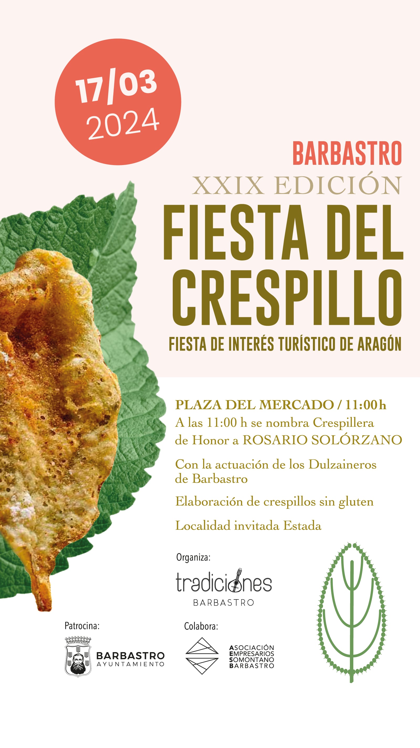 La fiesta del crespillo estrena cartel anunciador