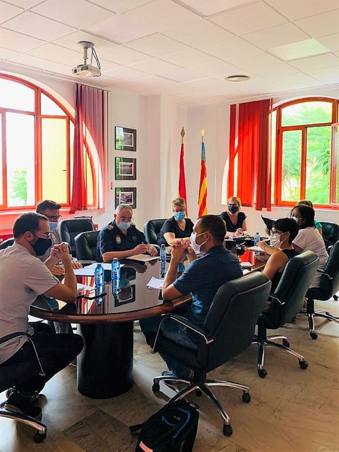 Reunión de coordinación en Teulada para el inicio del curso escolar.