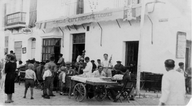 Café Andaluz. (Casa de Pedro Bueno) (Foto de Memoria visual de Arahal)