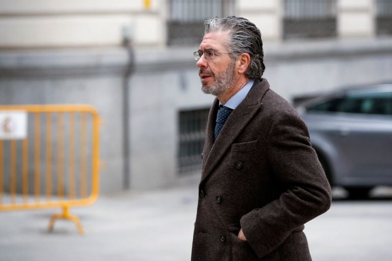 El exconsejero madrileño Francisco Granados, a su llegada a la sede de la Audiencia Nacional.