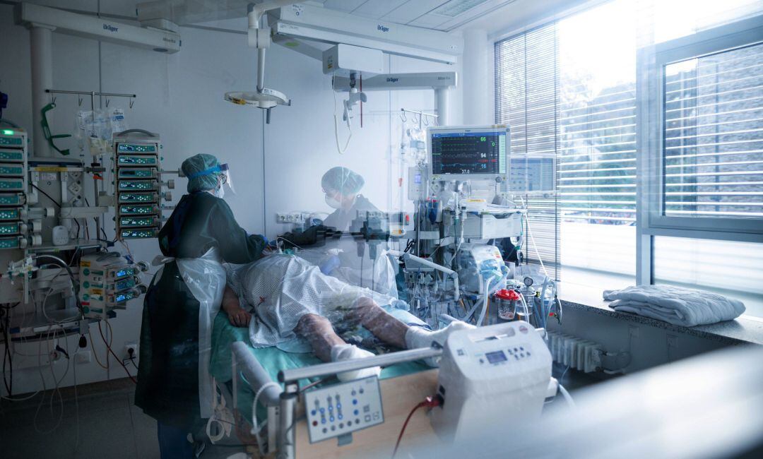 Un hospital de Alemania saturado por la pandemia