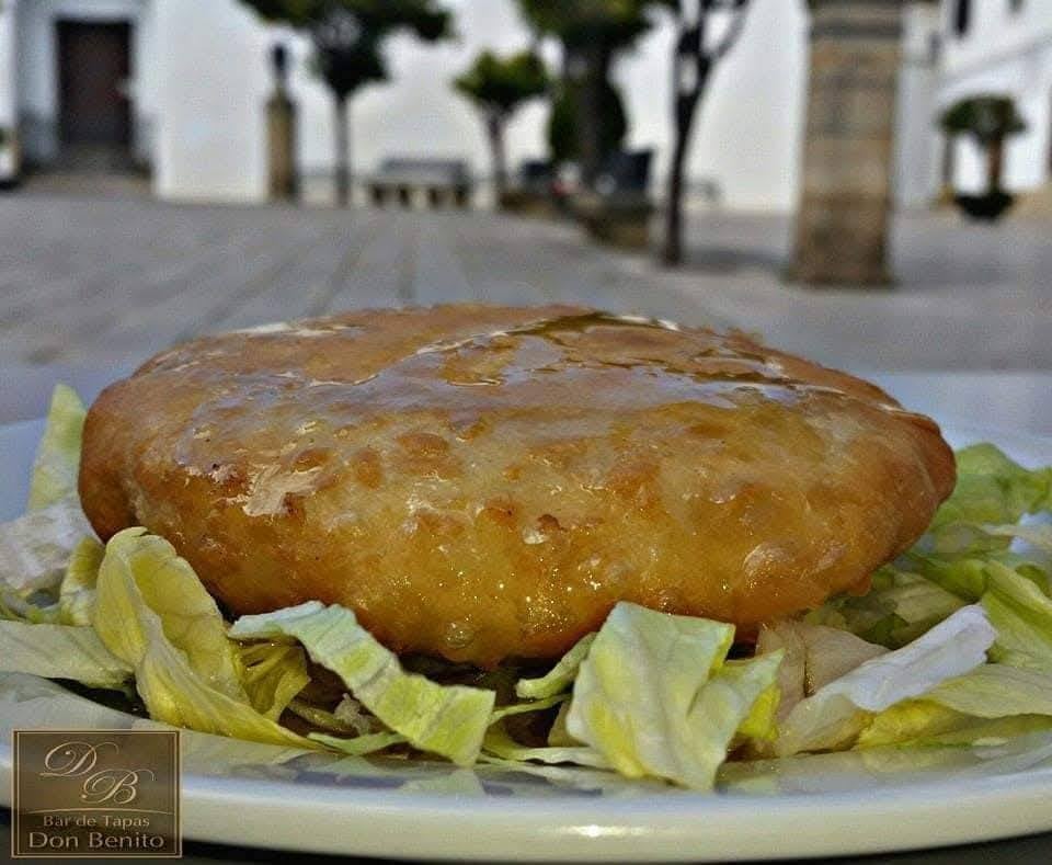 Queso de cabra con hojaldre en el Restaurante Don Benito