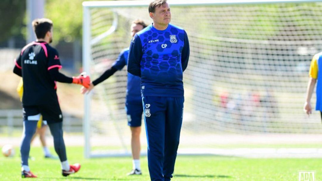 Cristóbal Parralo, entrenador del Alcorcón