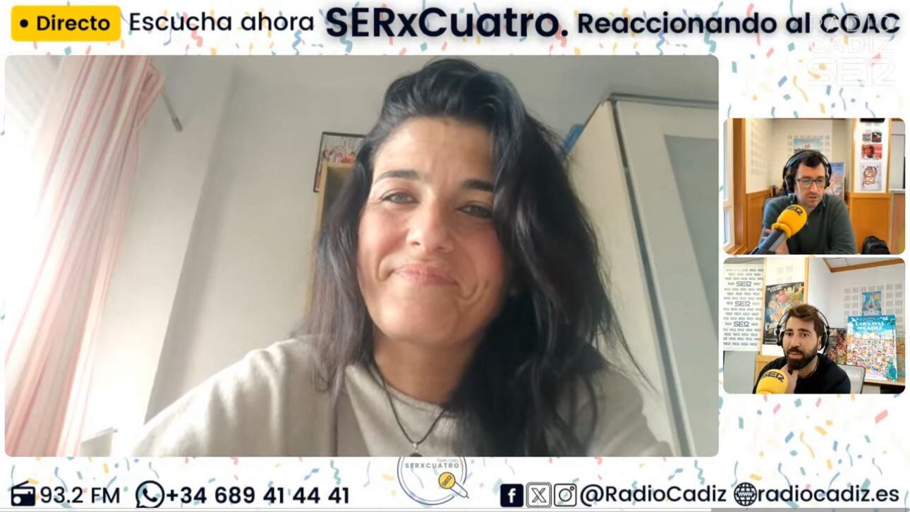 Marta Ortiz en el Reaccionando de SERxCuatro.