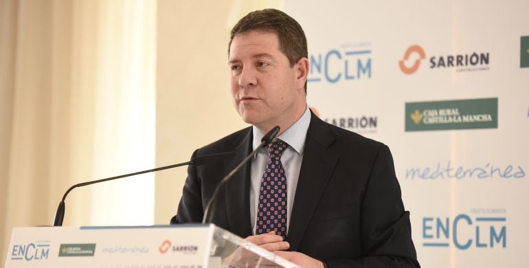 Emiliano García-Page, presidente de Castilla-La Mancha durante el desayuno informativo organizado por &#039;encastillalamancha.es&#039;