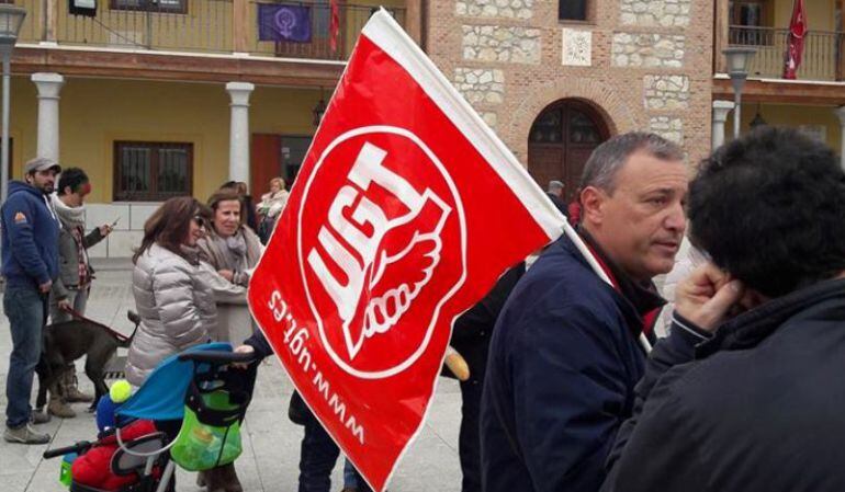 Una de las últimas movilizaciones frente al Ayuntamiento