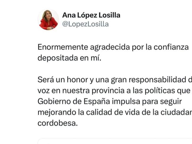 Ana López Losilla, la primera por la izquierda en la foto del Grupo Municipal Socialista en el Ayuntamiento de Córdoba