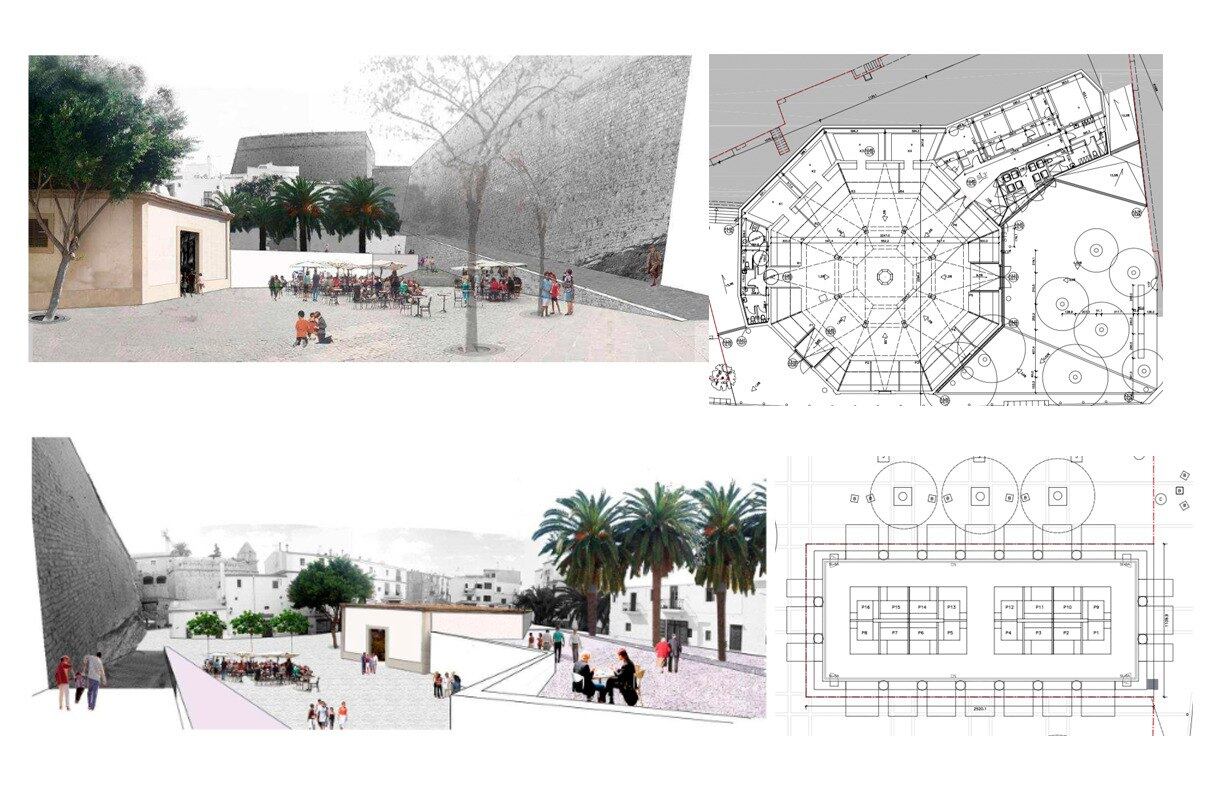 Imagen del proyecto de reforma facilitada por el Ayuntamiento de Ibiza