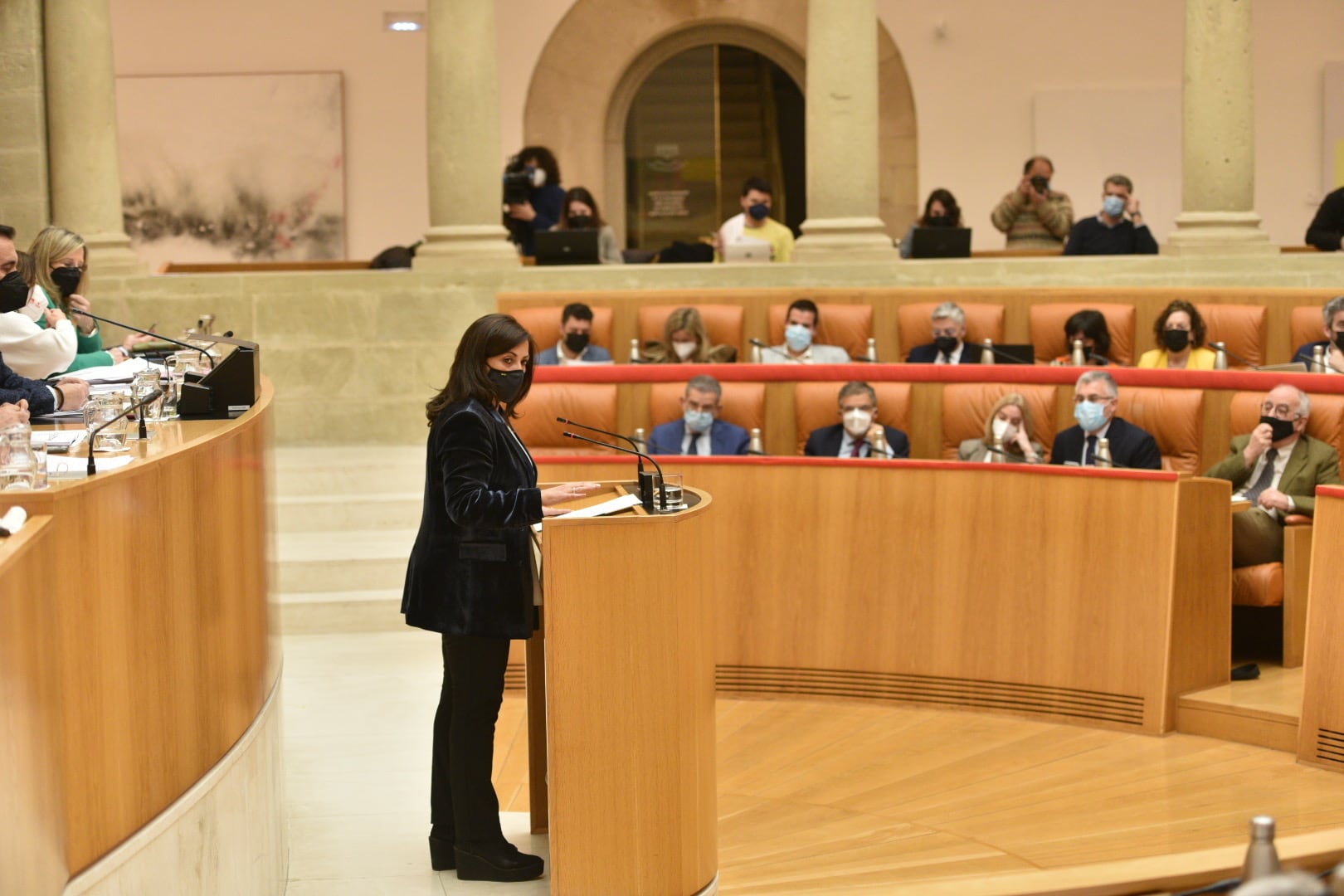 Andreu interviene en el Parlamento de La Rioja