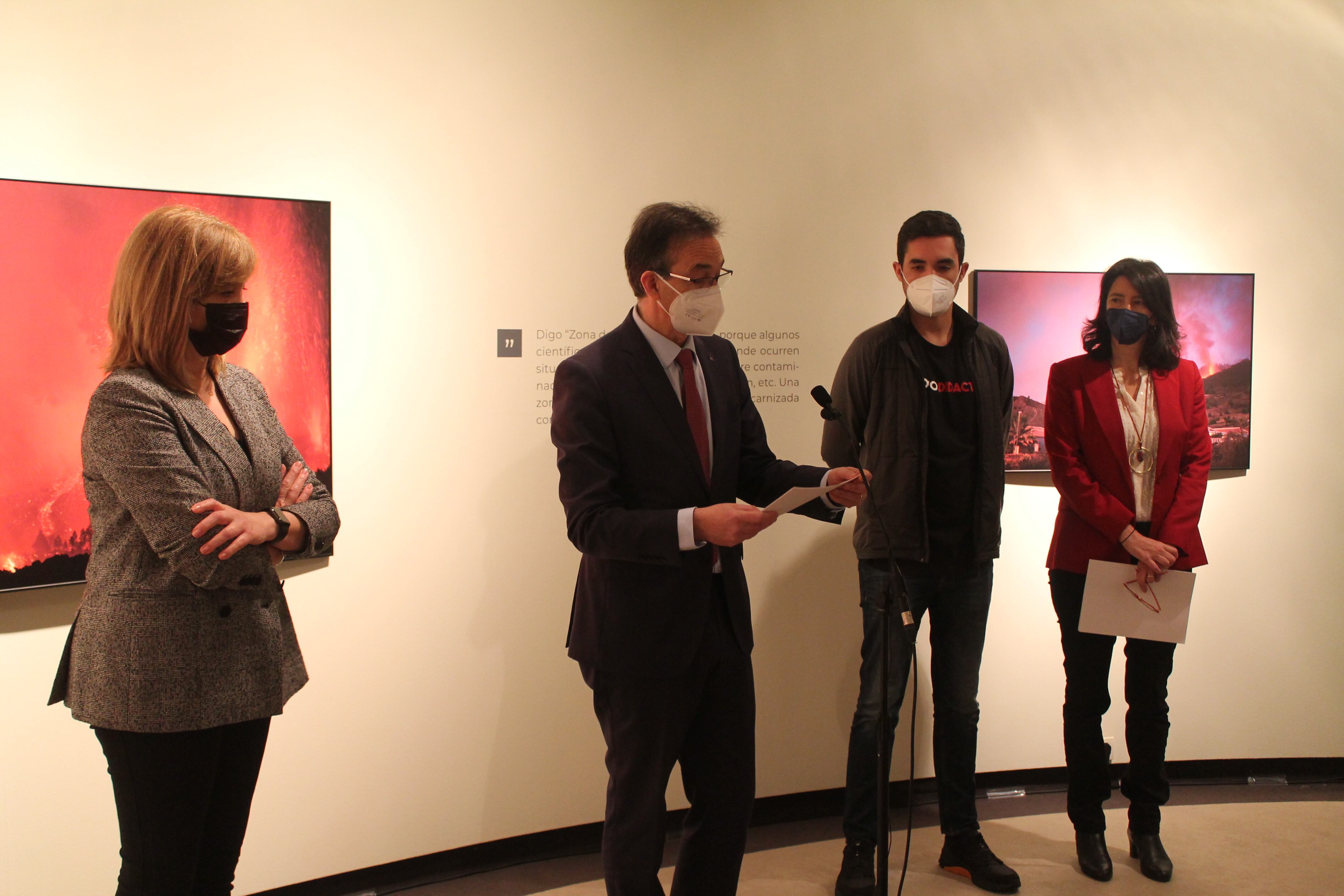 Presentación de la exposición Volcán y vida