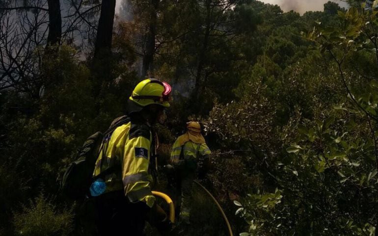 Imagen de archivo de un incendio en la provincia