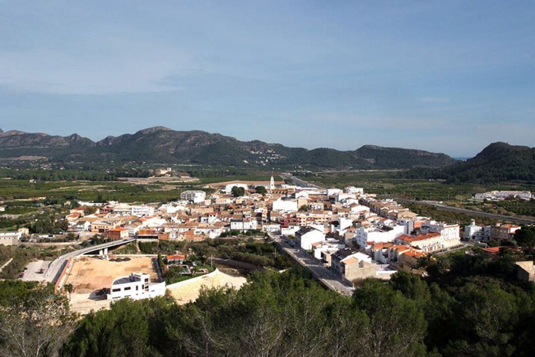 Panorámica del municipio de Ròtova 