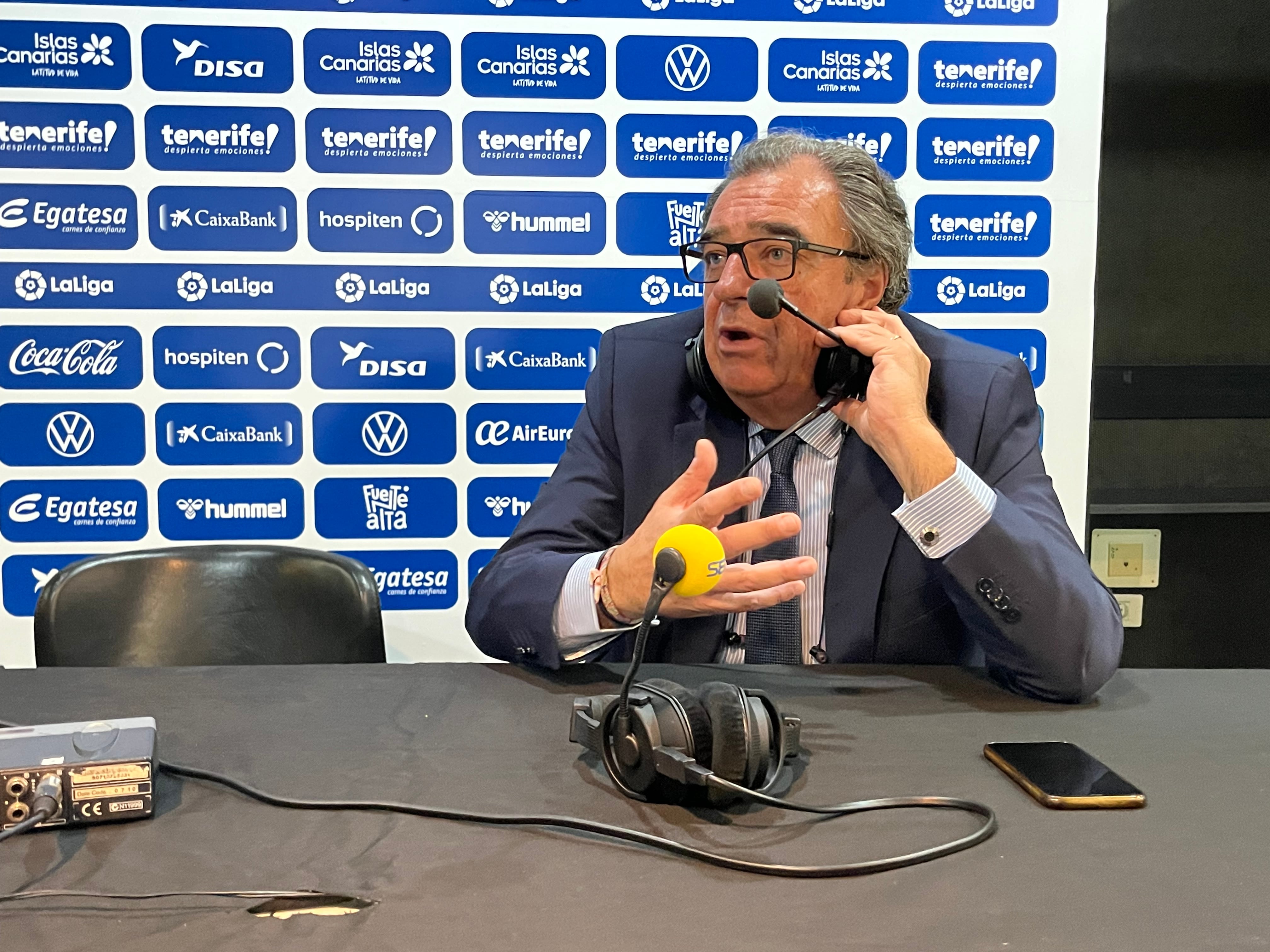 Santiago Pozas, director general del CD Tenerife.