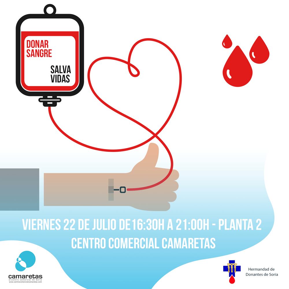 Dona sangre en Centro Comercial  Camaretas