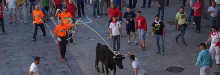 Fiesta de la vaquilla de San Mateo en Cuenca.