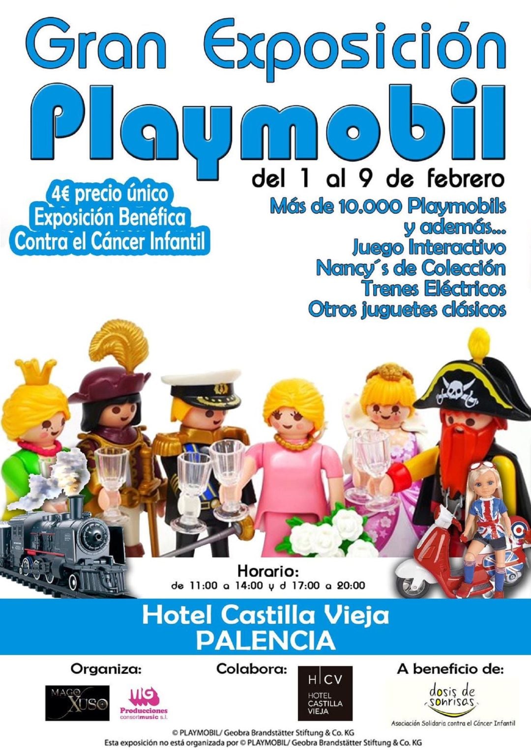 Exposición solidaria con miles de Playmobils en Palencia