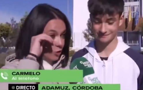 Una madre y su hijo, que viajaba en uno de los trenes siniestrados en Adamuz (Córdoba) / Canal Sur