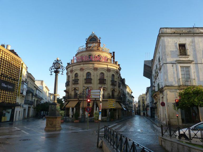 Vista d ela calle Larga de Jerez