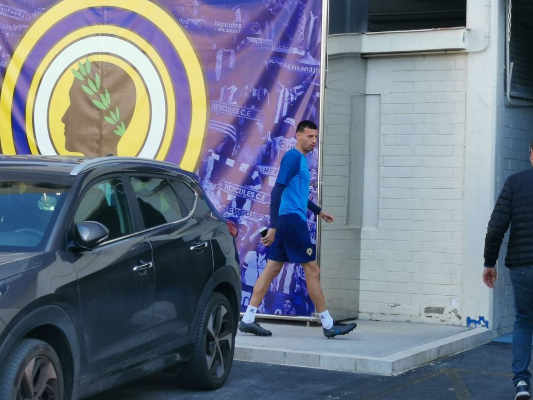 Bruno Perone este jueves en el Rico Pérez