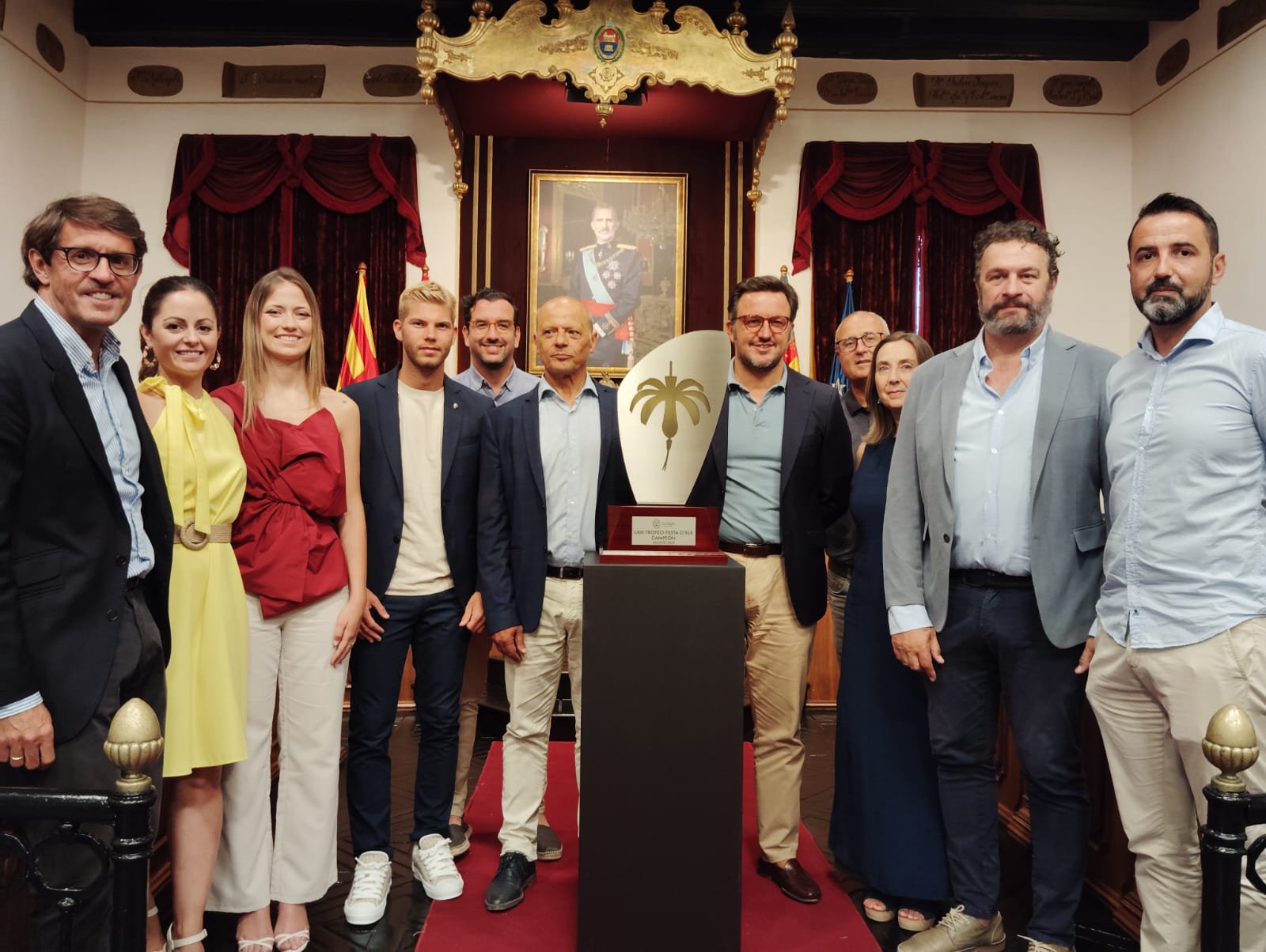 Un momento de la presentación del Festa d&#039;Elx en el Ayuntamiento de Elche