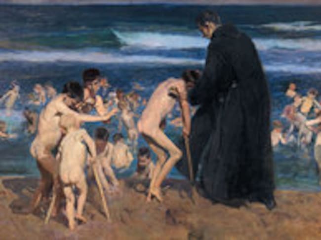 La obra 'Triste Herencia' con la que Sorolla ganó el Gran Premio de la Exposición Universal de Paris en 1900.