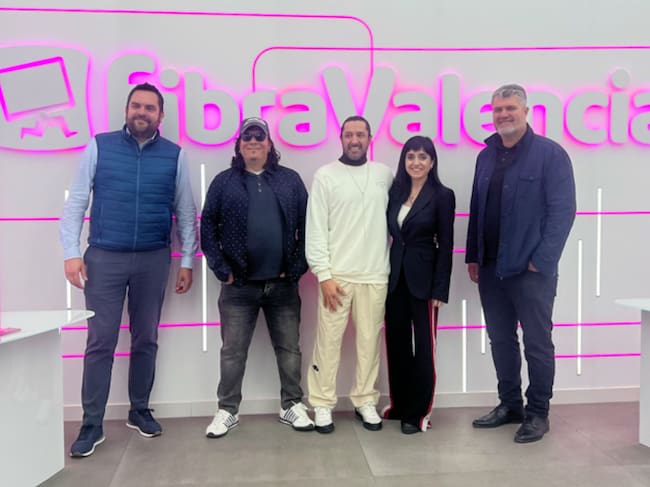 Rafael Amargo visita FibraValencia