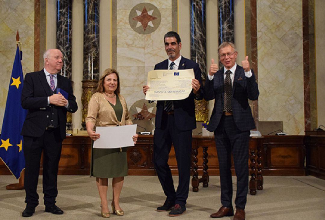 Eneko Goia recibe el Premio Europa