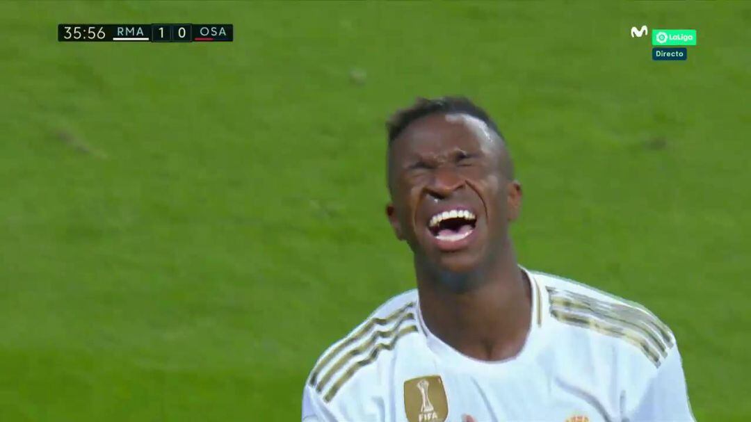 Vinicius tras el primer gol